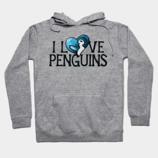 I Love Penguins Hoodie